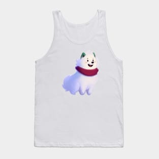 Cute Samoyed Drawing Tank Top